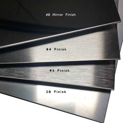 Tấm thép không gỉ 100mm 201 Cạnh khe tiêu chuẩn 1219 * 2438MM